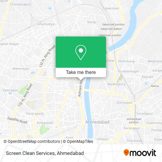 Screen Clean Services map