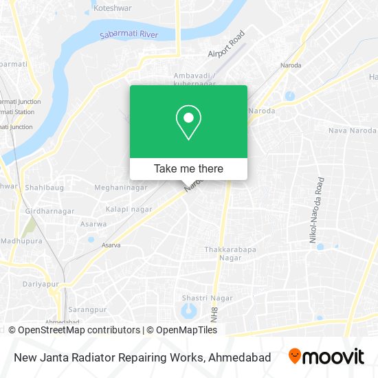 New Janta Radiator Repairing Works map