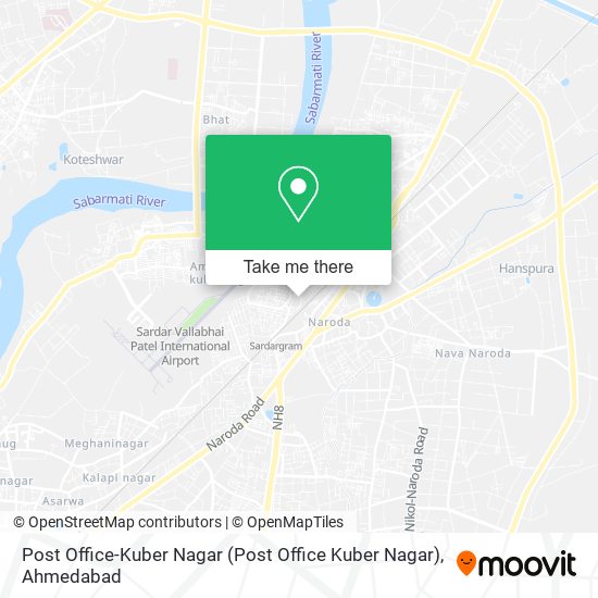 Post Office-Kuber Nagar map