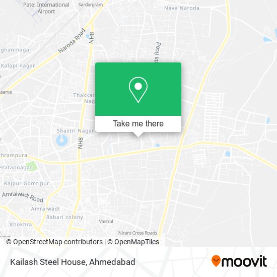Kailash Steel House map