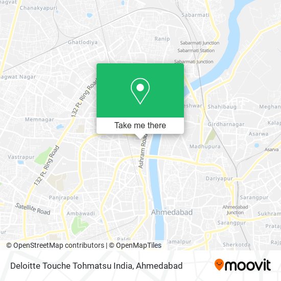 Deloitte Touche Tohmatsu India map