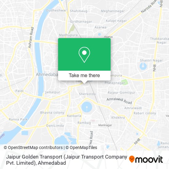 Jaipur Golden Transport (Jaipur Transport Company Pvt. Limited) map