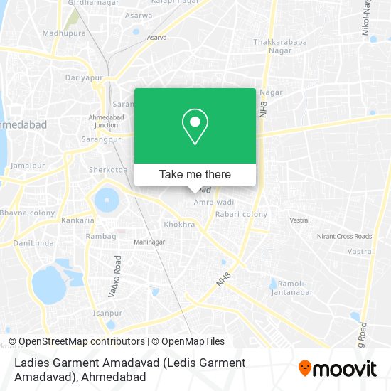 Ladies Garment Amadavad (Ledis Garment Amadavad) map