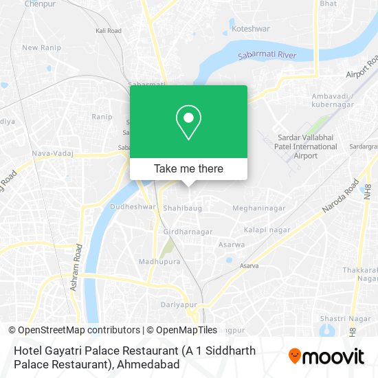 Hotel Gayatri Palace Restaurant (A 1 Siddharth Palace Restaurant) map