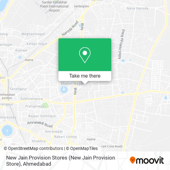 New Jain Provision Stores map