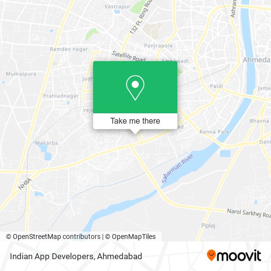 Indian App Developers map