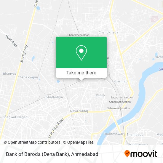 Bank of Baroda (Dena Bank) map