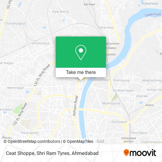 Ceat Shoppe, Shri Ram Tyres map