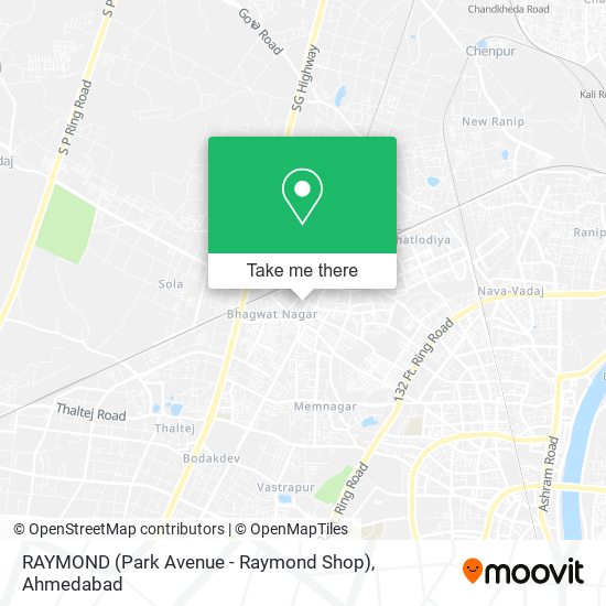 RAYMOND (Park Avenue - Raymond Shop) map