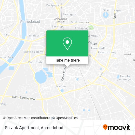 Shivlok Apartment map