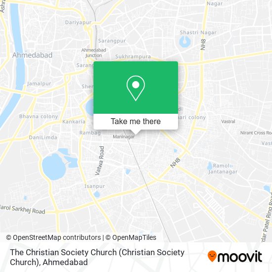 The Christian Society Church map