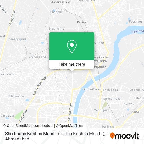 Shri Radha Krishna Mandir map