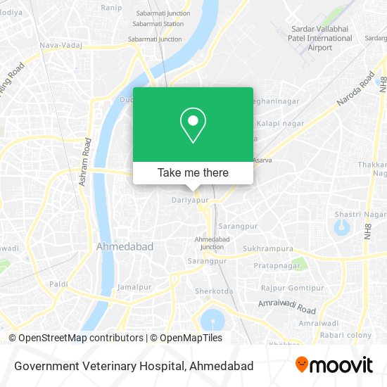 Government Veterinary Hospital map