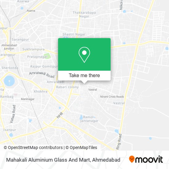 Mahakali Aluminium Glass And Mart map