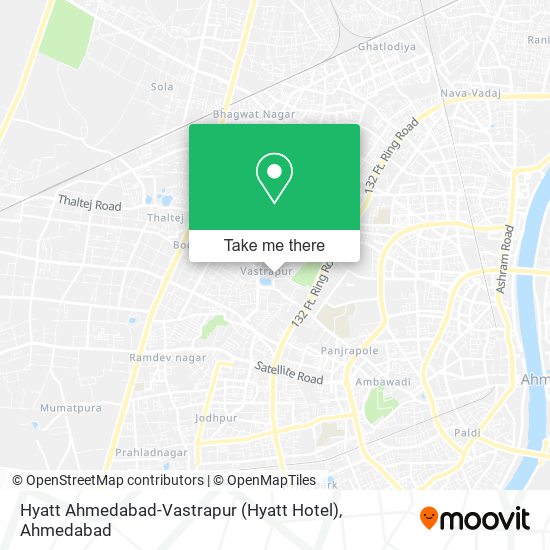 Hyatt Ahmedabad-Vastrapur (Hyatt Hotel) map