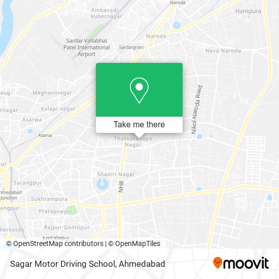 Sagar Motor Driving School map