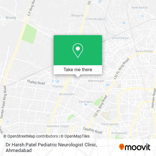 Dr Harsh Patel Pediatric Neurologist Clinic map