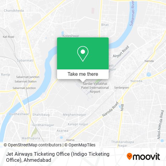 Jet Airways Ticketing Office (Indigo Ticketing Office) map