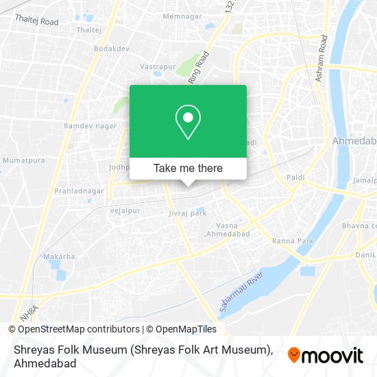 Shreyas Folk Museum map