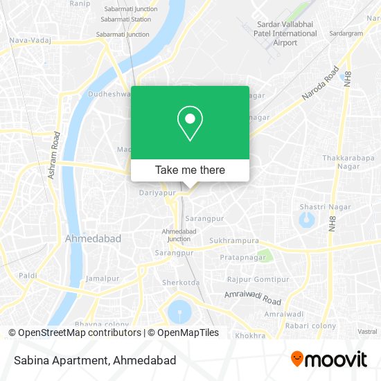 Sabina Apartment map