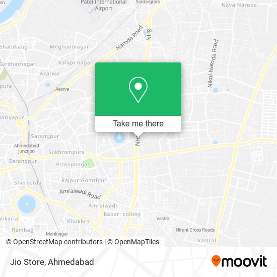 Jio Store map