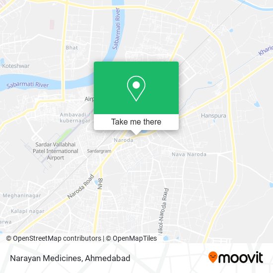 Narayan Medicines map