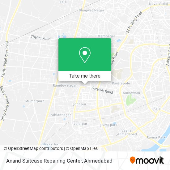 Anand Suitcase Repairing Center map