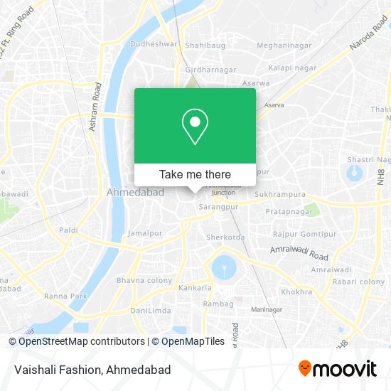 Vaishali Fashion map