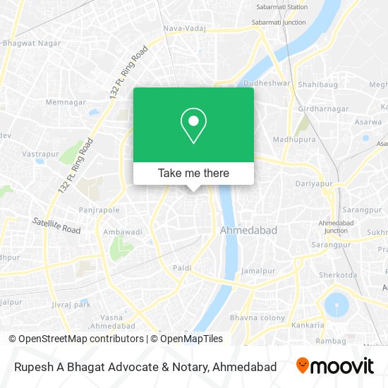 Rupesh A Bhagat Advocate & Notary map