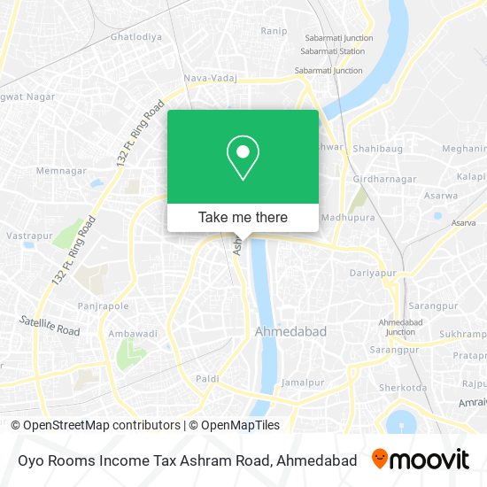 Oyo Rooms Income Tax Ashram Road map