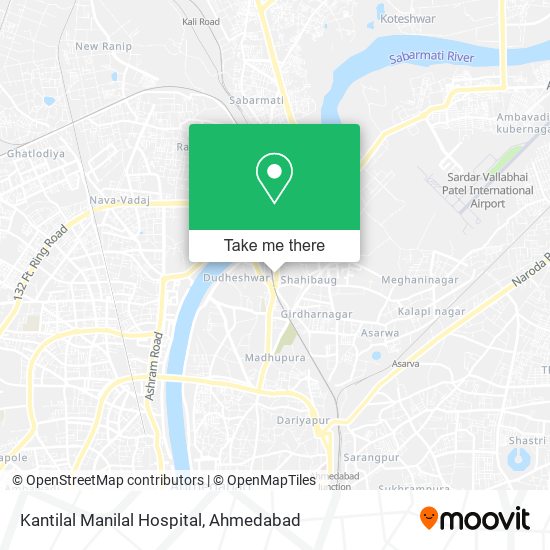 Kantilal Manilal Hospital map