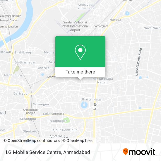 LG Mobile Service Centre map