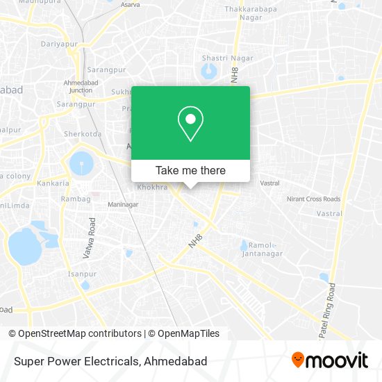 Super Power Electricals map