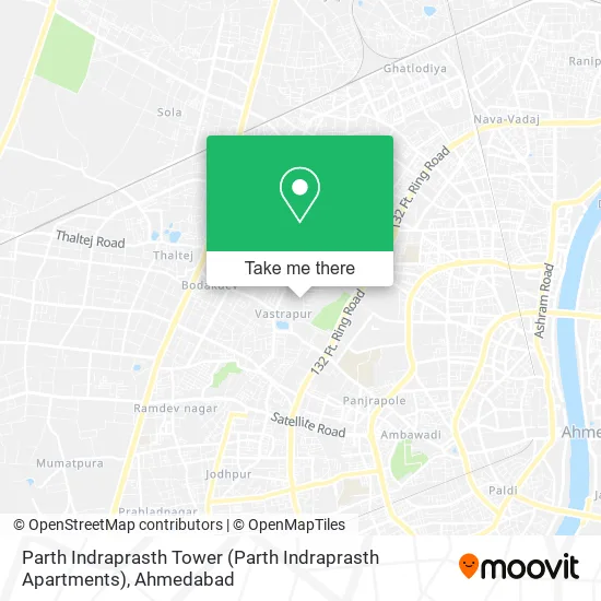 Parth Indraprasth Tower (Parth Indraprasth Apartments) map