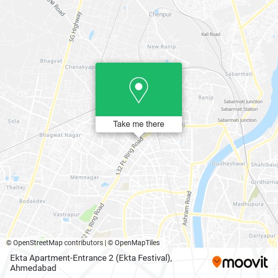 Ekta Apartment-Entrance 2 (Ekta Festival) map