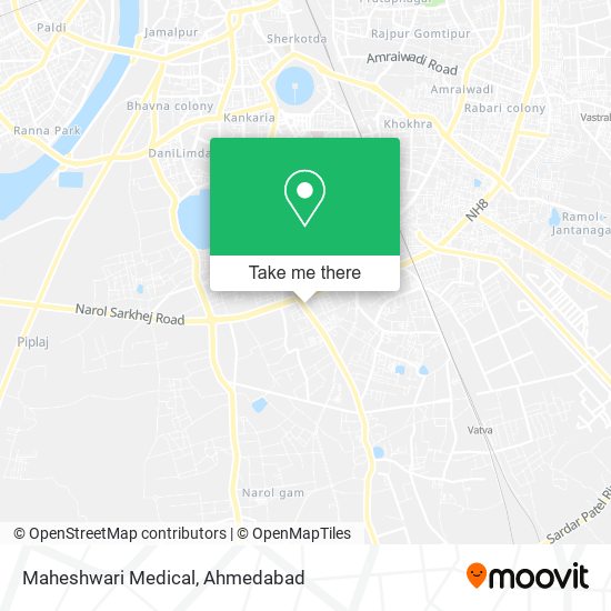 Maheshwari Medical map