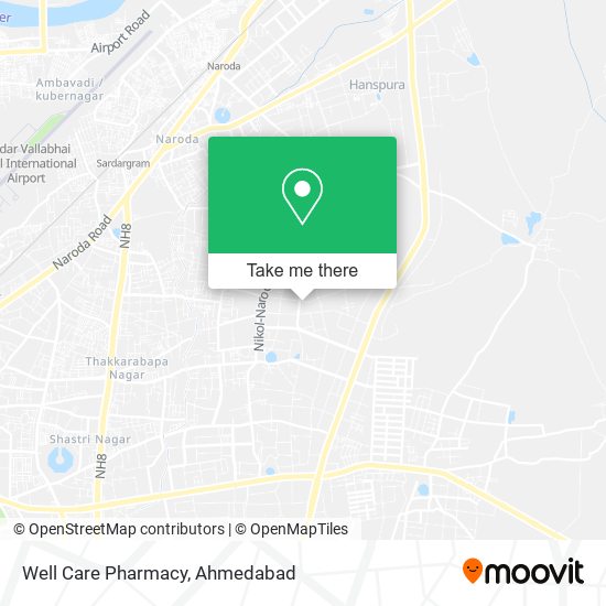 Well Care Pharmacy map