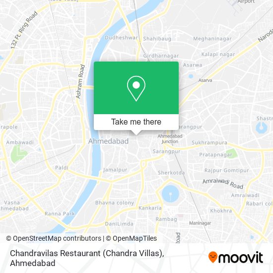 Chandravilas Restaurant (Chandra Villas) map