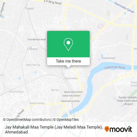 Jay Mahakali Maa Temple map