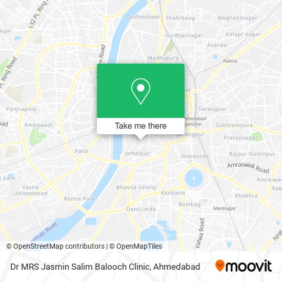 Dr MRS Jasmin Salim Balooch Clinic map