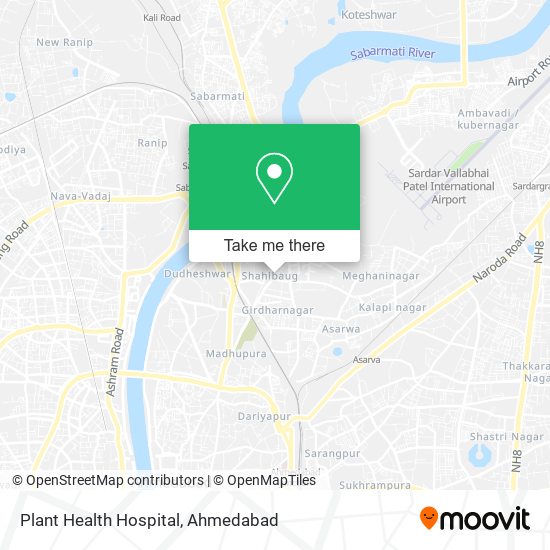 Plant Health Hospital map