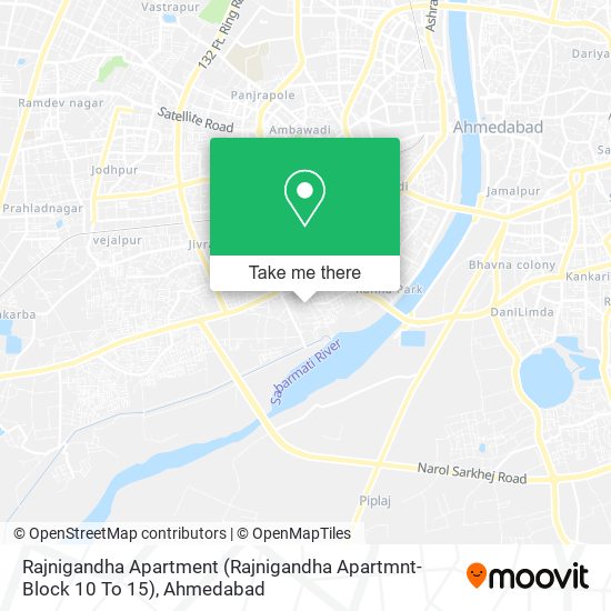 Rajnigandha Apartment (Rajnigandha Apartmnt-Block 10 To 15) map