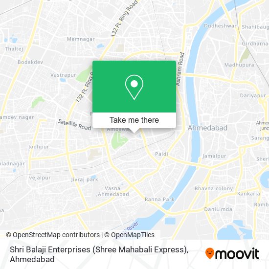 Shri Balaji Enterprises (Shree Mahabali Express) map