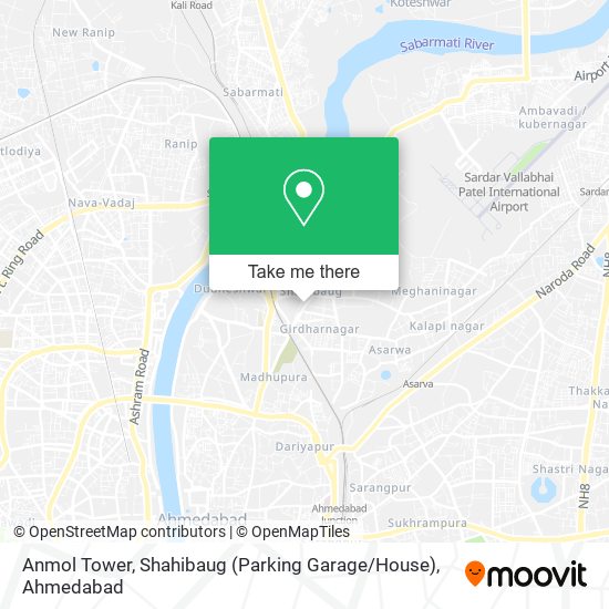 Anmol Tower, Shahibaug (Parking Garage / House) map