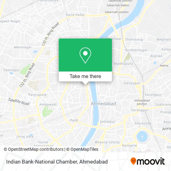 Indian Bank-National Chamber map