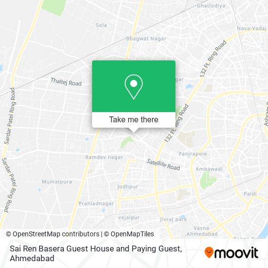 Sai Ren Basera Guest House and Paying Guest map