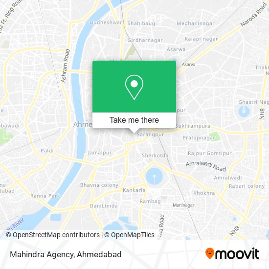Mahindra Agency map