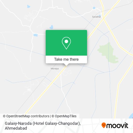 Galaxy-Naroda (Hotel Galaxy-Changodar) map