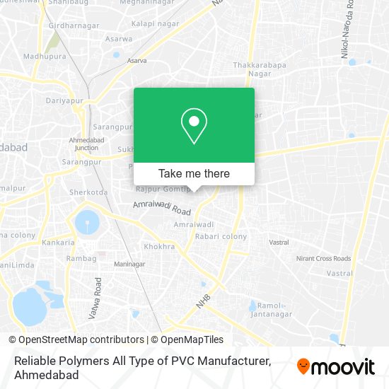 Reliable Polymers All Type of PVC Manufacturer map