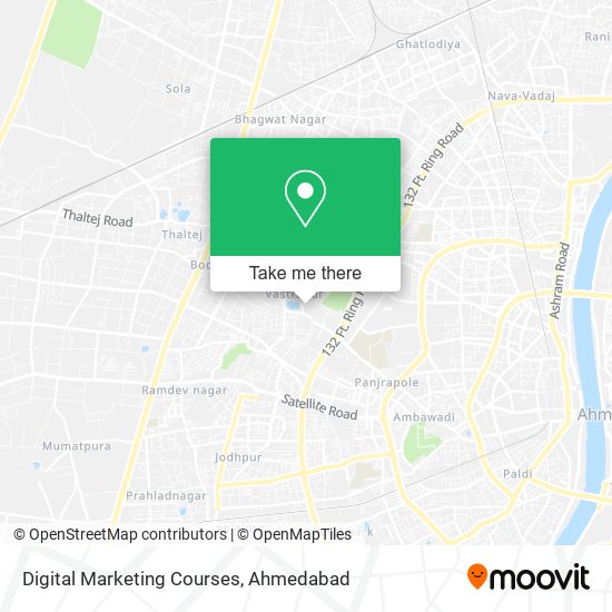 Digital Marketing Courses map